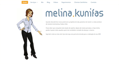 Desktop Screenshot of melinakunifas.com