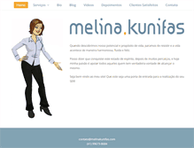 Tablet Screenshot of melinakunifas.com